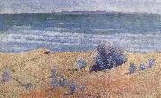 Henri Edmond Cross Beach on the Mediterranean painting